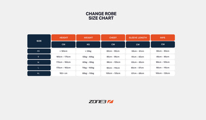 Heat-Tech Changing Robe - Black